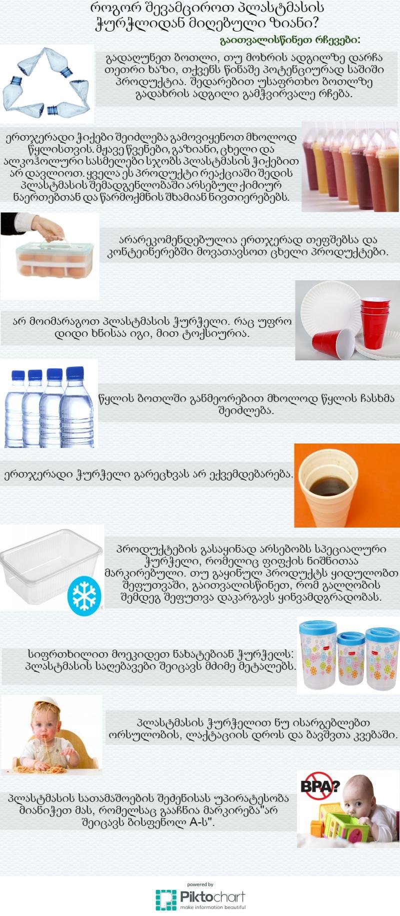 როგორ შევამციროთ პლასტმასის ჭურჭლიდან მიღებული ზიანი? mkurnali.ge